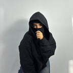 Men's Full Sleeves Zipper Hoodie with Mask