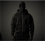Men's Full Sleeves Zipper Hoodie with Mask