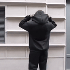 Men's Full Sleeves Zipper Hoodie with Mask