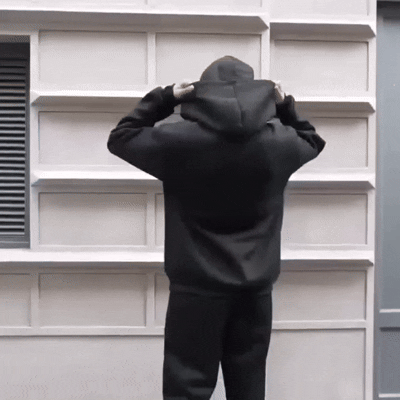 Men's Full Sleeves Zipper Hoodie with Mask